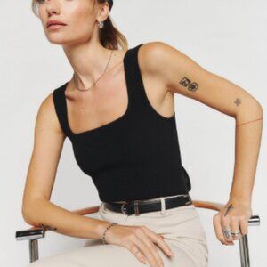 Reformation Julia Ribbed Sweater Tank